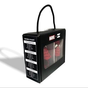 Toms x Marvel Spiderman Face Print Tiny Lima Toddlers Slip On size 2T